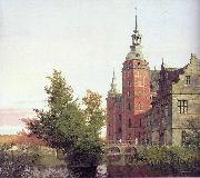 Christen Kobke Frederiksborg Castle seen from the Northwest oil on canvas
